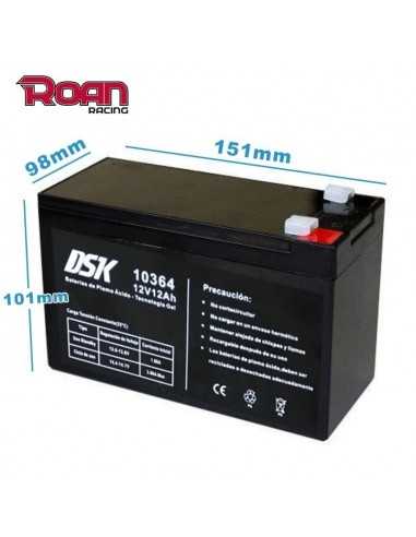 Batería 12V-12Ah plomo-ácido - Motosapollo.com