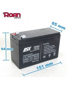 Bateria 12V 7.0Ah plomo acido - Motosapollo.com