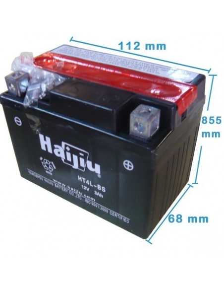 Bateria 12v 3ah acido-plomo AGM para miniquads - Motosapollo