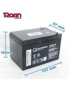 Batería 12V 15Ah plomo-ácido - Motosapollo.com