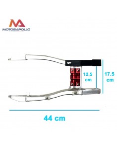 BASCULANTE 12" ALUMINIO 44cm (ANCLAJE DESMONTABLE) Motosapollo.com 2