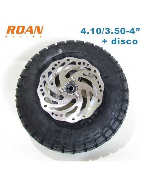 Rueda patinete + disco 4.10/3.50-4"