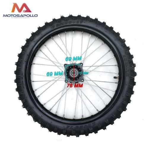 Rueda delantera pit bike 60-100/17" SDG - Motosapollo.com