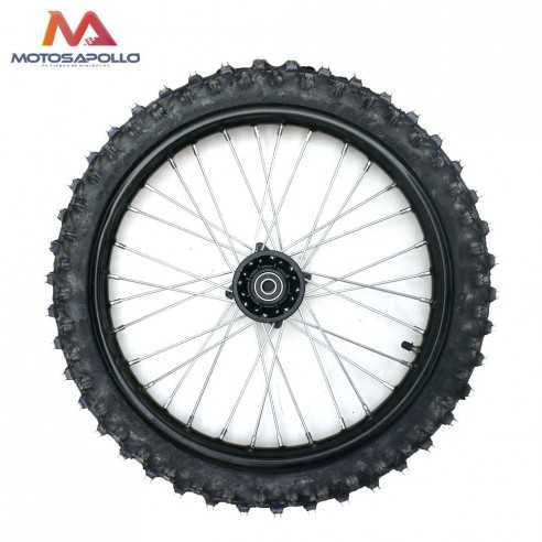 Rueda delantera pit bike 60-100/17" SDG - Motosapollo.com
