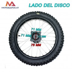 Rueda delantera pit bike 2.50-14 SDG - Motosapollo.com