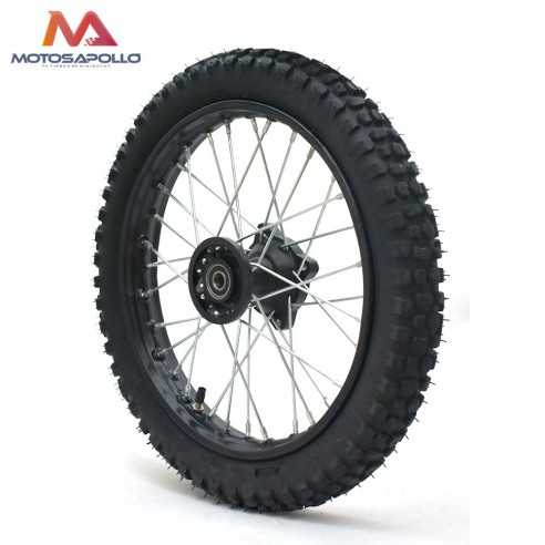 Rueda delantera pit bike 2.50-14 SDG - Motosapollo.com