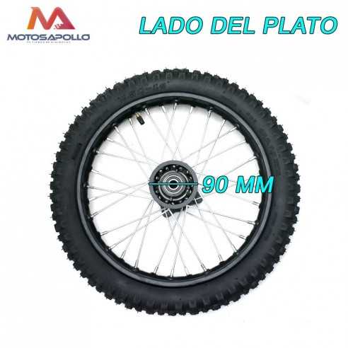 Rueda delantera pit bike 2.50-14 SDG - Motosapollo.com