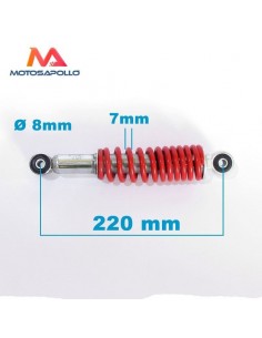 Amortiguador 220mm muelle - Motosapollo.com