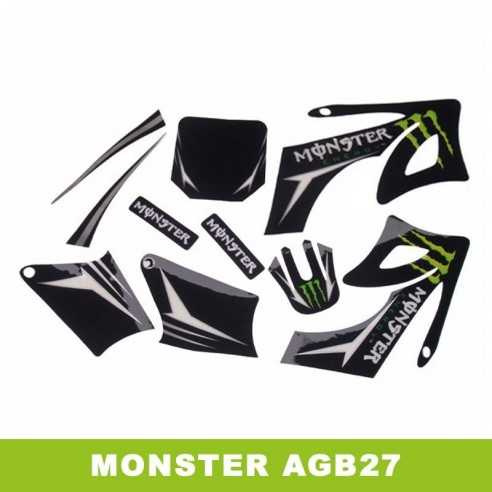 Adhesivos pit bike AGB27 Monster - Motosapollo.com