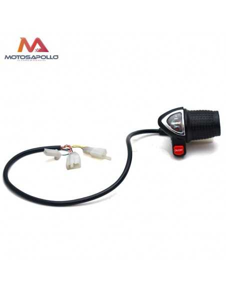 Acelerador eléctrico 6PIN 24V mini cross Motosapollo.com