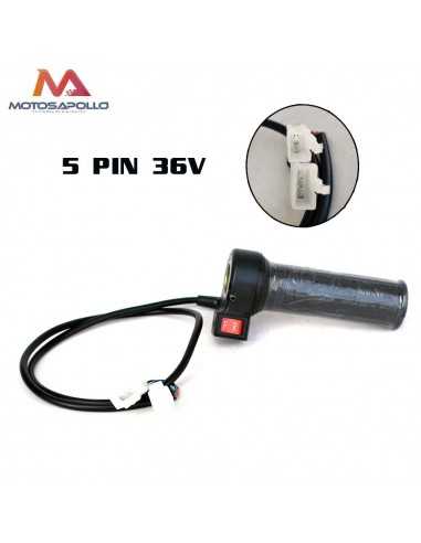ACELERADOR ELECTRICO 5PIN 36V INTERRUPTOR DE MARCH