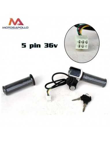 Acelerador eléctrico 5PIN 36V drift trike