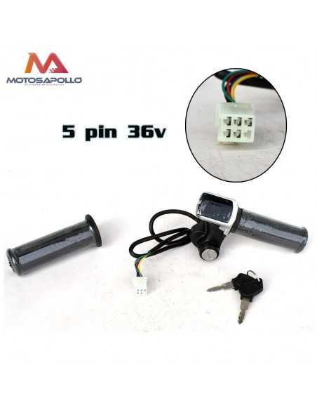 Acelerador eléctrico 5PIN 36V drift trike
