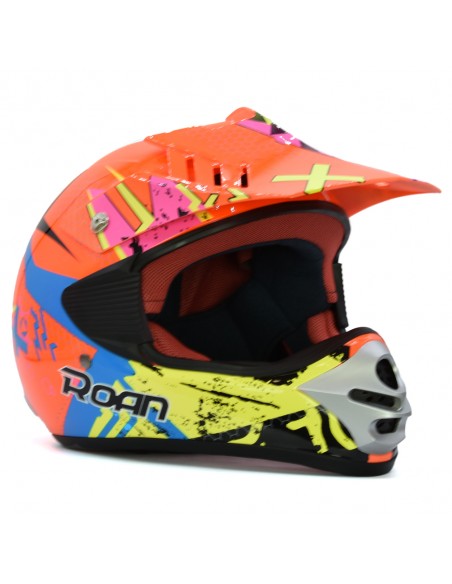 Casco Cross Infantil ROAN MX20 - recambiosminimotos.com