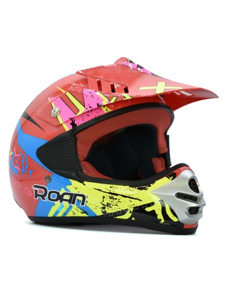 Casco Cross Infantil ROAN MX20 - recambiosminimotos.com