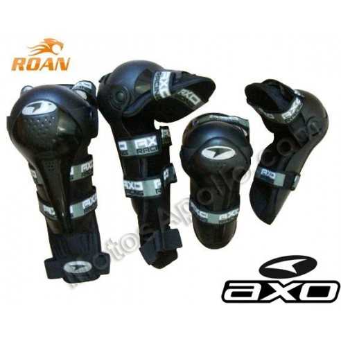 Rodilleras y coderas articuladas axo cross - Motosapollo