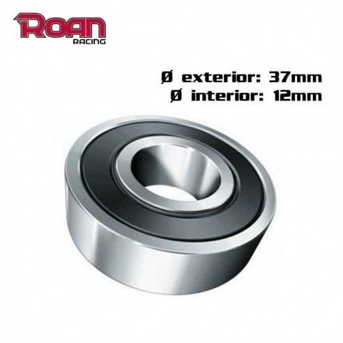 Rodamiento llanta pit bike 37x12mm 6301RS - Motosapollo.com