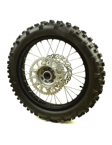 Rueda trasera completa 18" pit bike...