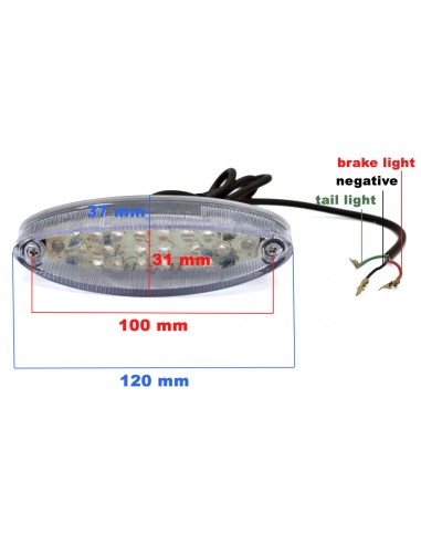 Piloto led patinete 48V 3pin