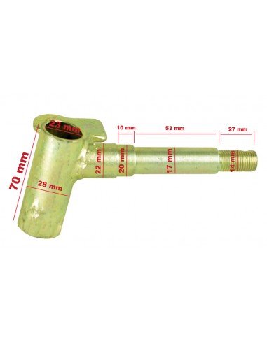 MANGUETA DIRECCIÓN 70x23mm (R) (85mm 3T)