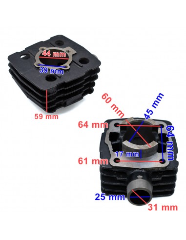 CILINDRO 39mm 50CC R50 AIRE 9cv