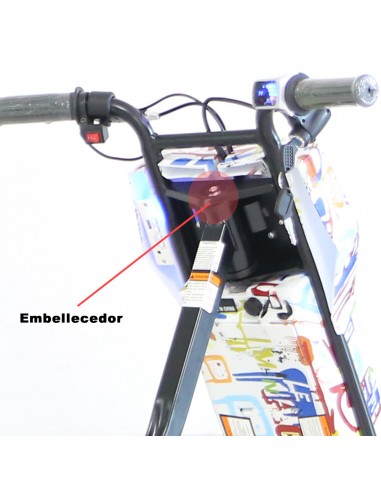 Embellecedor de dirección drift trike