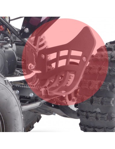Juego soporte de pies quad con protector