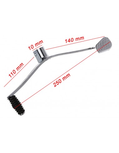 PALANCA CAMBIO DE QUAD 10Ø A PIE 25cm