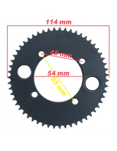 Plato cadena 25H 54mm bicicleta sin...