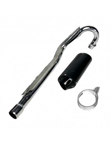 Escape aluminio ovalado 32mm - Motosapollo.com