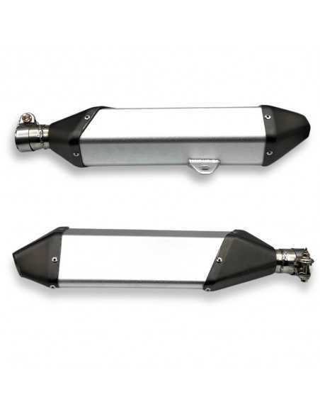 Silencioso pit bike 40mm curvado