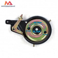 Zapatas y plato de freno tambor miniscooter 2