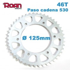 Plato de cadena 530 46T 125mm - Motosapollo.com
