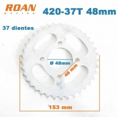 Plato de cadena 420 37T 48mm - Motosapollo.com