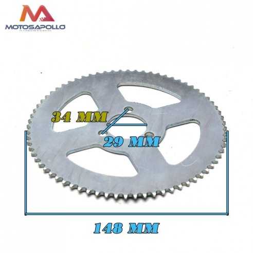 Plato de cadena 29mm mini quad Motosapollo.com