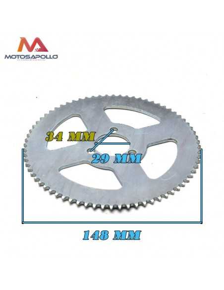 Plato de cadena 29mm mini quad Motosapollo.com