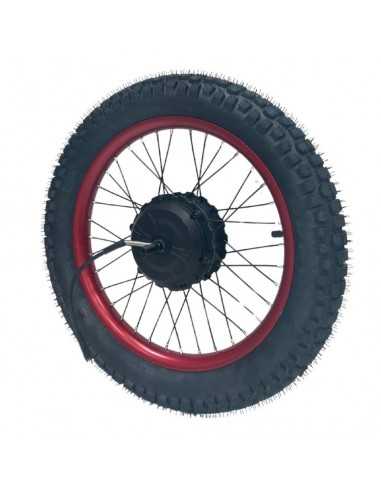 Motor eléctrico 36V 500W HUB brushles +neumatico bicicleta Evo - Recambiosminimotos.com