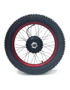 Motor eléctrico 36V 500W HUB brushles +neumatico bicicleta Evo - Recambiosminimotos.com 2