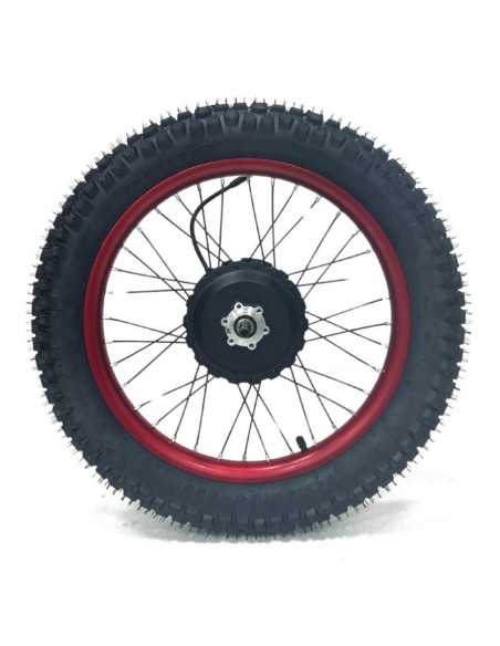 Motor eléctrico 36V 500W HUB brushles +neumatico bicicleta Evo - Recambiosminimotos.com