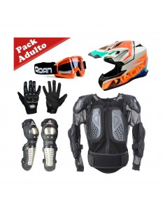 Pack de protección cross adulto- recambiosminimotos.com