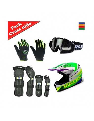 Pack Protecciones motocross niño chaleco - recambiosminimotos.com