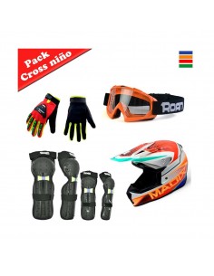 Pack Protecciones motocross niño chaleco - recambiosminimotos.com