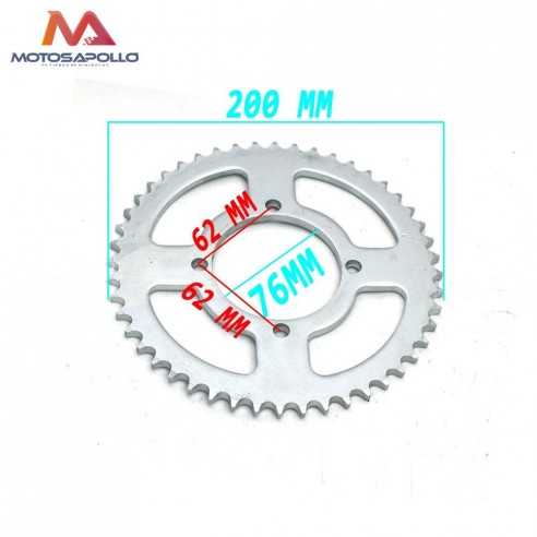 Plato cadena 428 pit bike - Motosapollo.com