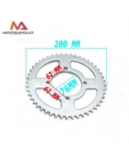 Plato cadena 428 pit bike - Motosapollo.com