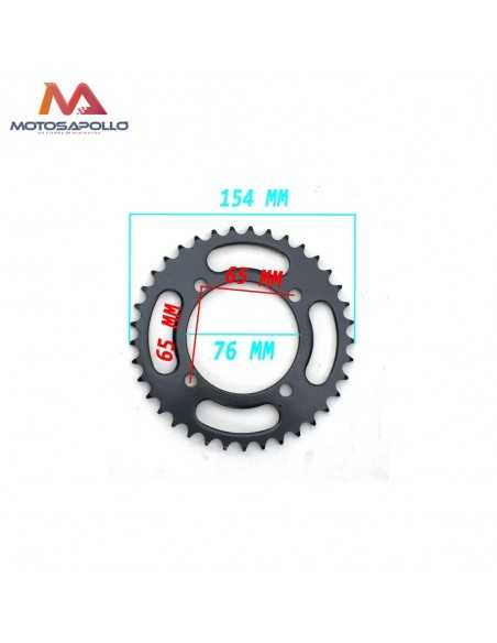 Plato cadena 428 76mm pitbike SDG -Motosapollo.com