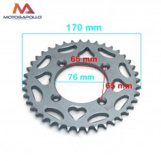 Plato cadena 428 41T pitbike SDG - Motosapollo.com 2