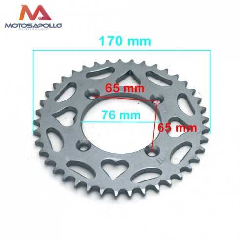 Plato cadena 428 41T pitbike SDG - Motosapollo.com