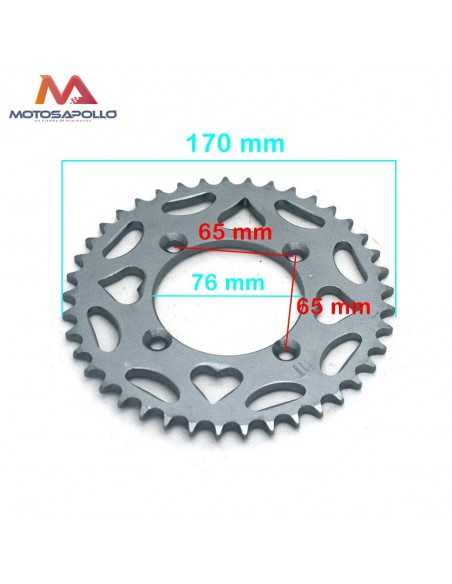 Plato cadena 428 41T pitbike SDG - Motosapollo.com