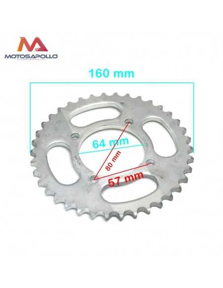 Plato cadena 420 Quad - Motosapollo.com