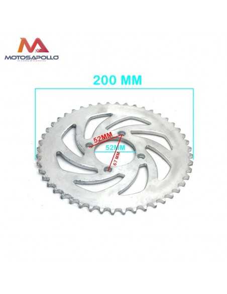 Plato cadena 420 48T pit bike - Motosapollo.com